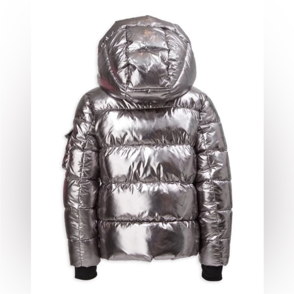 Silver Puffer Jacket - image 2